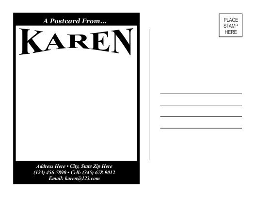 Postcard Template 7